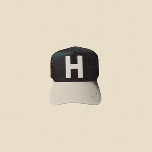 H Cap - Black and Khaki