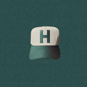 H Cap - Green and Natural