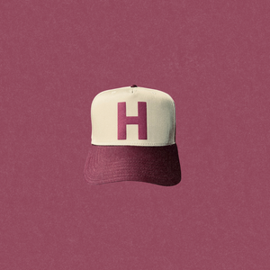 H Cap - Maroon and Khaki