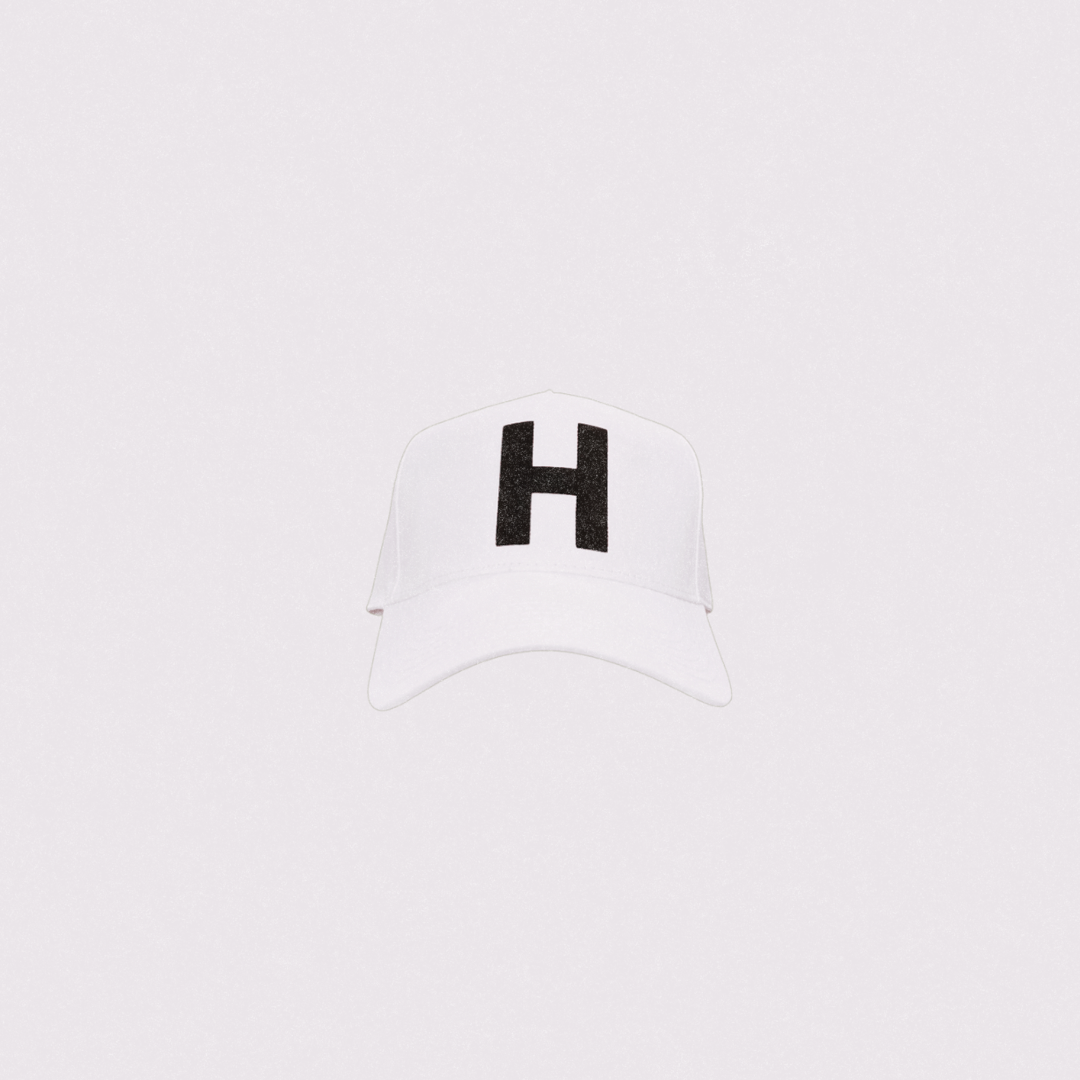 H Cap - White